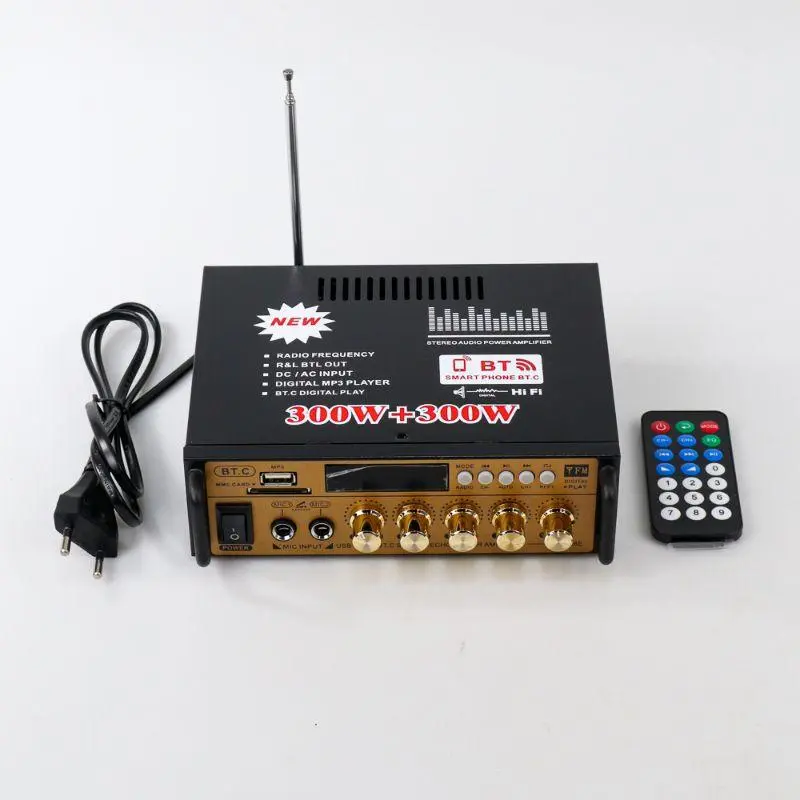 MKC Audio Ampurifier Bluetooth 5.0 Stereo 2 Channel 800w -BT-309E 6