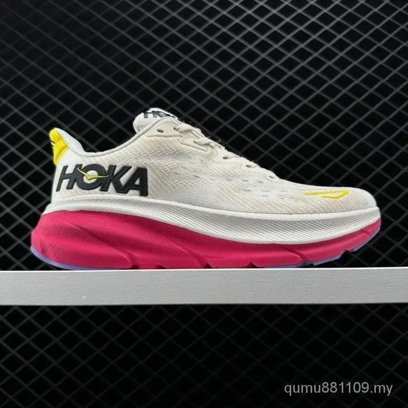 cheap hoka clifton 9 2e wide men and women professional cushioning running shoes,unisex ultra-light breathable thick soled sneakers size 36-45