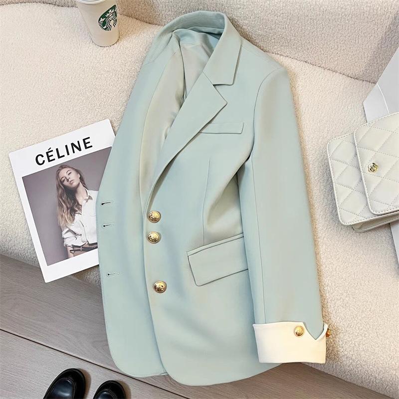 Women Áo Khoác Vest Trắng, Dành Cho Nữ, Hàng Mới Về Mùa Xuân 2024, Phong Cách Thường Ngày Thanh Lịch Và Xã Hội, Cao Cấp Và Tuyệt Vời, Phổ Biến Năm Nay Lưng Cao Top 1