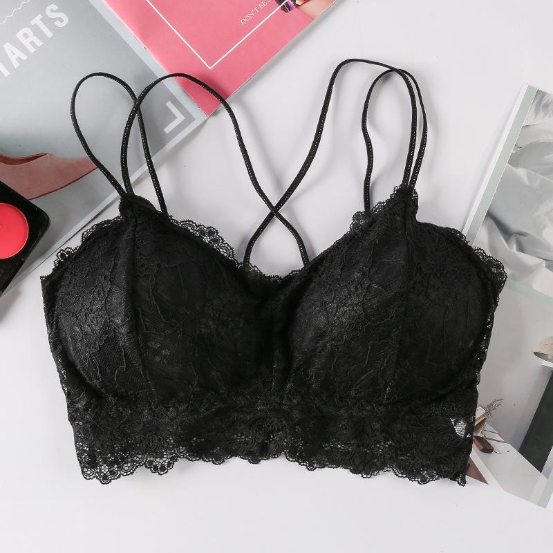Hot-Selling Lace Strapless Bra with Beautiful Back, Anti-Exposure Camisole for Women, Massage Chest Pad Vest, Base Layer Underwear 5