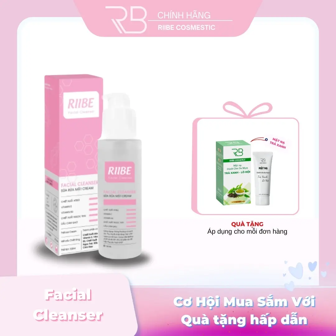 SỮA RỬA MẶT RIIBE COSMETICS _