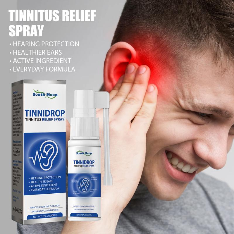 Product Introduction of South Moon Tinnitus Relief Spray Relieve Tinnitus Ear Back Ear Discomfort Earwax Cleaning Care Spray 0