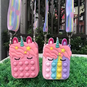 Tas Pop It Jumbo Murah Rainbow Fashion Unicorn