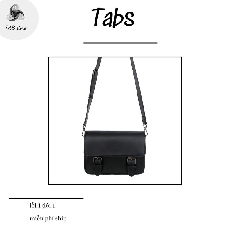 Túi Đeo Chéo da nam nữ hoạ tiết trơn basic thiết kế bì thư Phong cách hàn quốc V01 Bag Đeo Vai