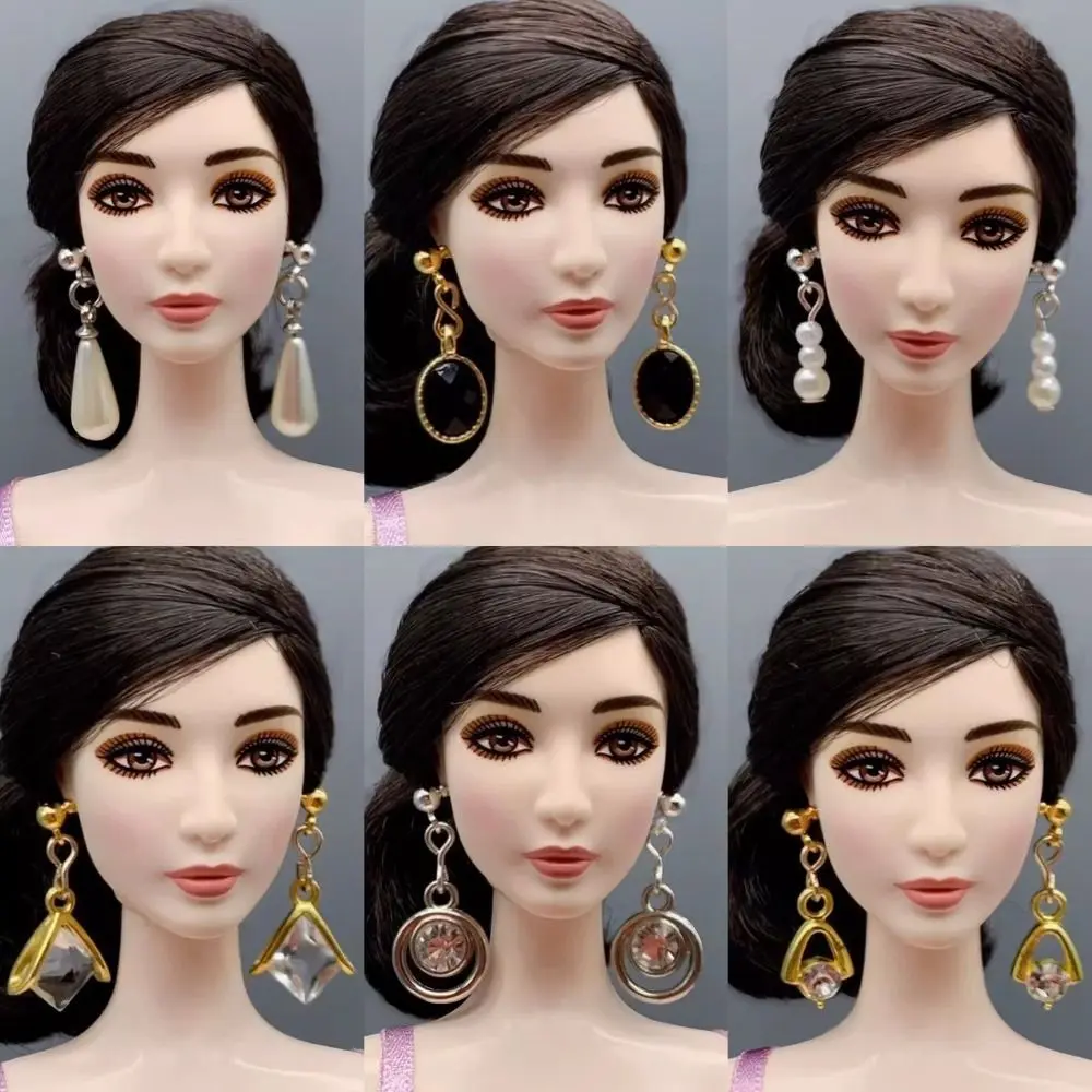 High Quality 10 Styles Doll Fashion Doll Toys Fishion Party Earring Clothes Accessories for 1/6 1/3 1/12 Doll/for 30cm Dolls