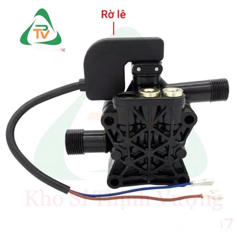 Đầu máy bơm rửa xe mini lõi nhôm (có kèm rơ le điện) 5