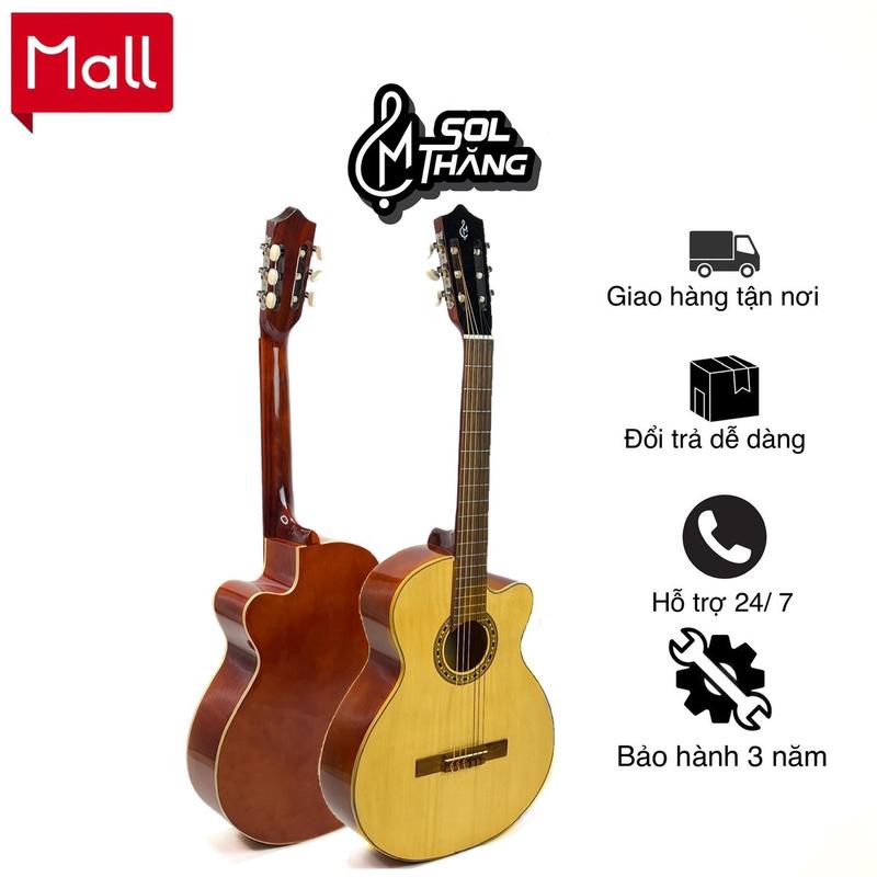 Đàn classic gỗ thông C01 sol thăng - Dây nylon guitar