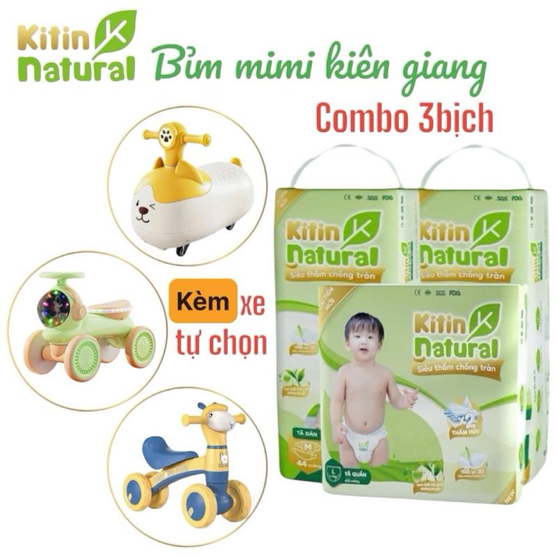 [3BỊCH KITIN + XE] Tã Bỉm Quần Kitin natural tinh chất trà xanh lành tính, mềm mại đủ size từ dán sơ sinh - quần 3XL Cho Bé Voi Women Nữ