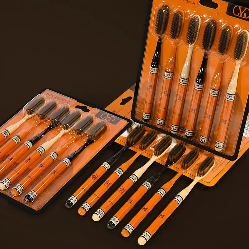 Toothbrush Set, 12pcs/set Soft Bristles Toothbrush with Extended Brush Head, Oral Care Tool for Adults, Daily Oral Care Products 6