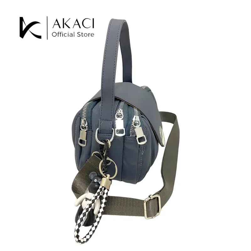Tas selempang dan bahu Akaci EMBUL Tas Wanita Kekinian 09-8197 Bahan Nilon 3 ruang slingbag kekinian style cewek lucu unik murah Terbaru 2