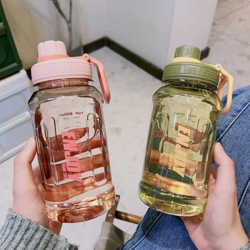 Large-capacity Water Bottles 1 Liter BPA FREE Sport Bottle with Filter Big 800ml Drinking Bottle Kettle Water Bottle Waterbottle Cup for Boiling Water