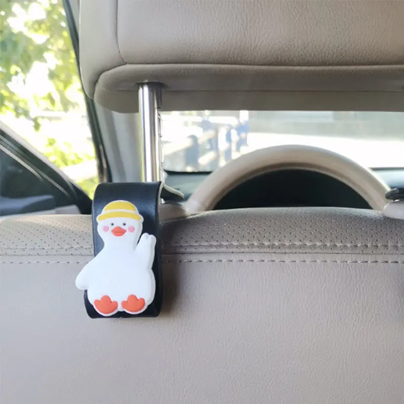Móc Xe Hơi Hoạt Hình, Đa Chức Năng, Thiết Kế Gấu Dâu Tây Dễ Thương, Thích Hợp Để Đựng Đồ Lặt Vặt Và Đồ Dùng, Móc Ghế Ô Tô, Móc Treo Đồ Tựa Lưng, Phụ Kiện Nội Thất Ô Tô 6