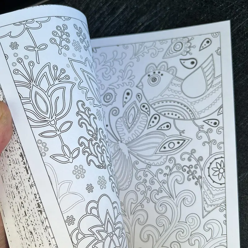 Adult Decompression Coloring Book, Creative DIY Painting Books, Art Color Matching Exercise Supplies 6