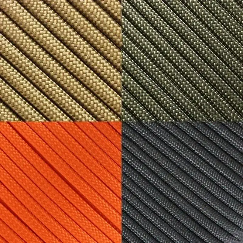 Dây Paracord, 7 Lõi, 550 Mảnh, Đường Kính 3 8 16 M, Độ Dày 4Mm, Thích Hợp Để Cắm Trại Ngoài Trời, Dây Sinh Tồn, Dây Dù, Đi Bộ Đường Dài, Phụ Kiện Lều 2
