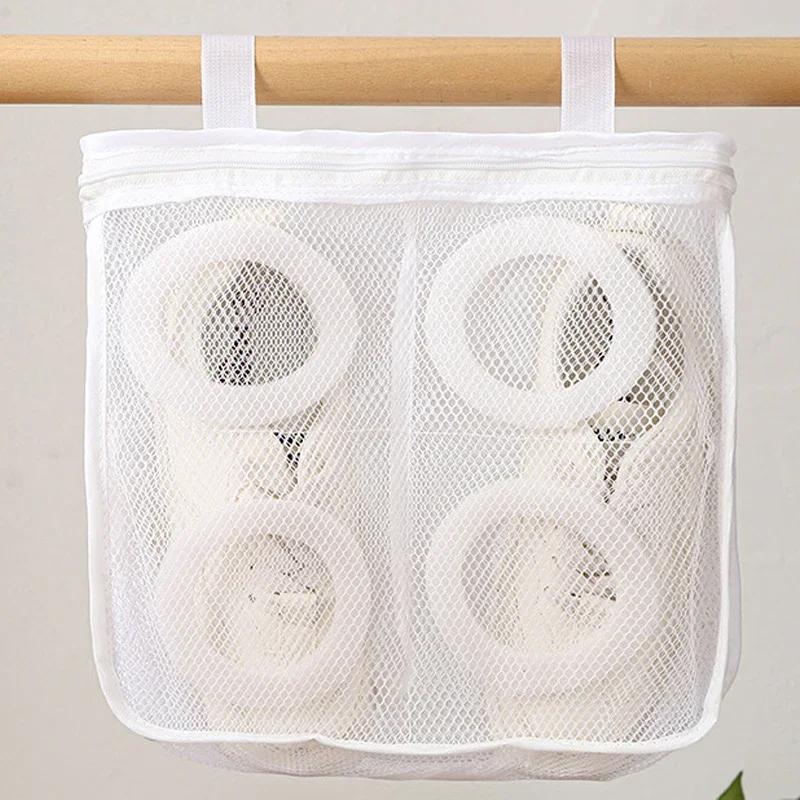Product Introduction of 1pc Durable shoe washing bag, large sports shoe washing bag, shoe washing machine bag, mesh laundry bag, shoe tennis shoe bag Accessory 16