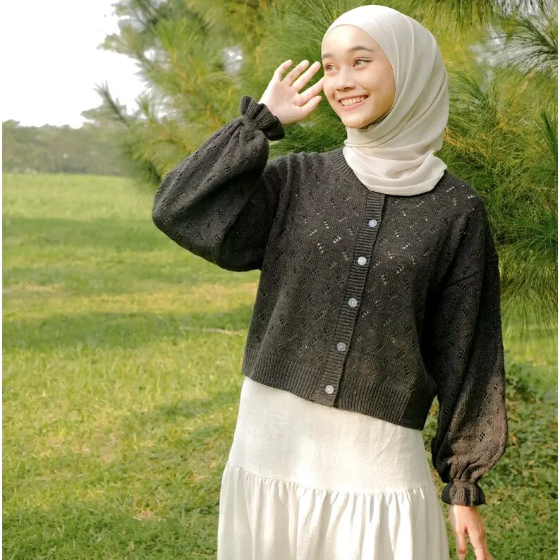 cardigan / Poppy cardigan rajut / baju outfit cewek / blazer wanita / cardigan rajut Atasan 1
