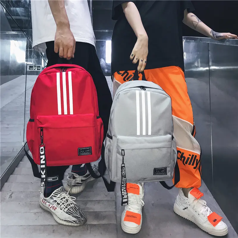 Schoolbag Men's Fashion Trend High School Junior High School Student Large Capacity Primary School Student Campus Backpack Korean Casual Backpack