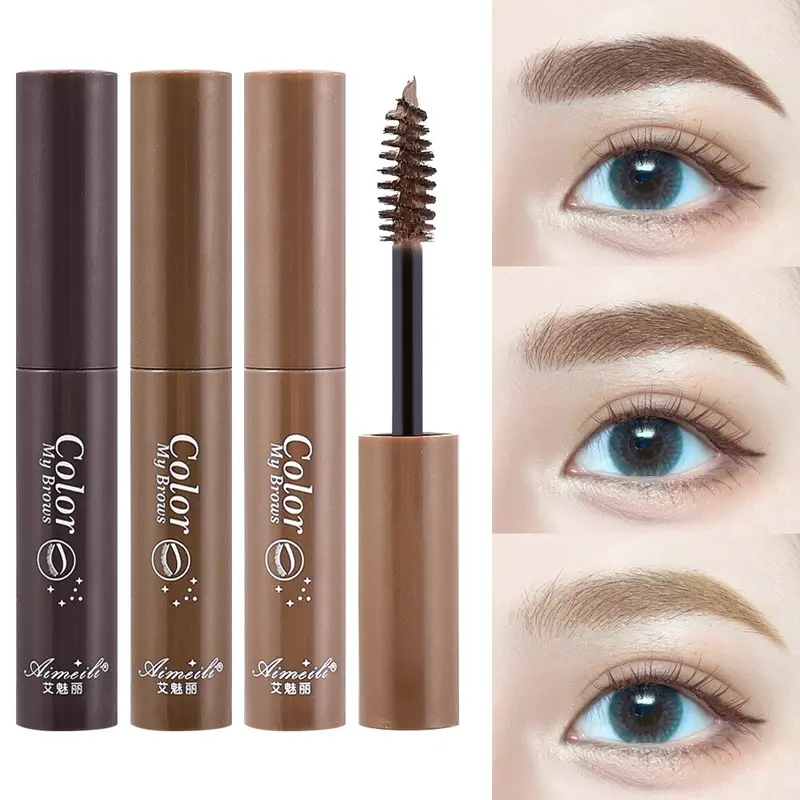 [AIMEILI] Mascara Chuốt Lông Mày 3D AIMEILI Chuốt Mày Đổi Màu Color My Brows Kháng Nước Lâu Trôi 3 Màu Sắc Tự Nhiên 1