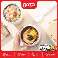 Gambar (Promo Terbatas) Goto [COD] Lulu Thermos Soup Tempat Sup Makanan Tahan Panas Stainless Steel - BLUE dari Goto Living Kota Tangerang 2 Tokopedia