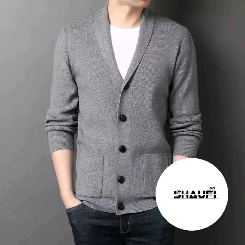 Sweater Cardigan Vest kancing/Sweater Cardigan Pria/Sweater Rajut Pria Knitwear Santai 0