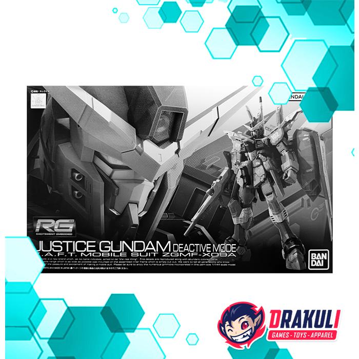 Gambar BANDAI Plamo RG Justice Gundam Deactive Mode dari Drakuli Games Store Kota Administrasi Jakarta Pusat Tokopedia