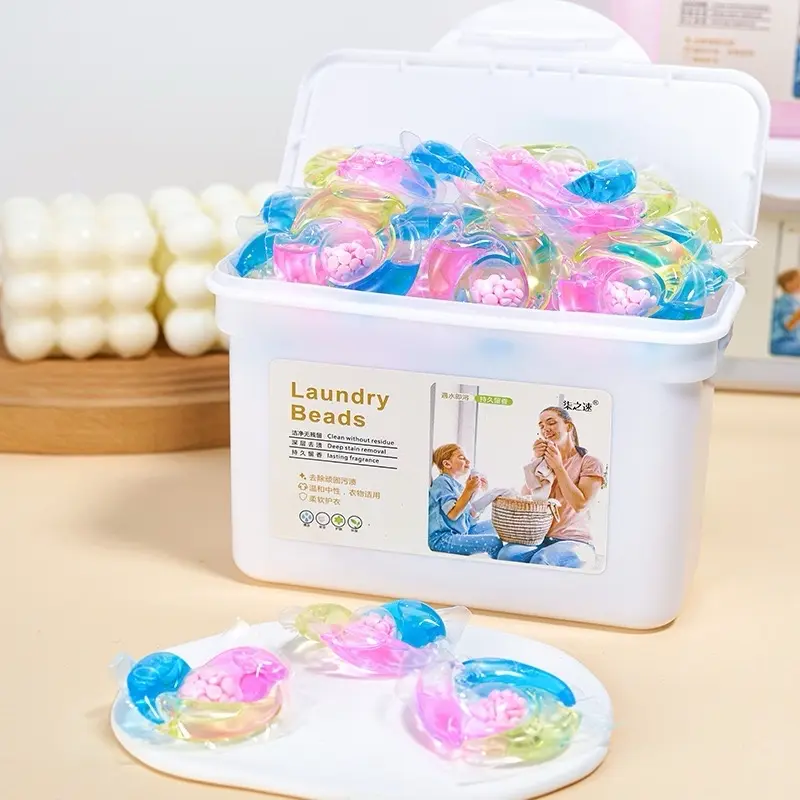 Viên Giặt Thơm Quần Áo 4In1- Khử Khuẩn, Làm Sạch Gấp 8 Lần, Cùng Hạt Lưu Hương Đến 48H
