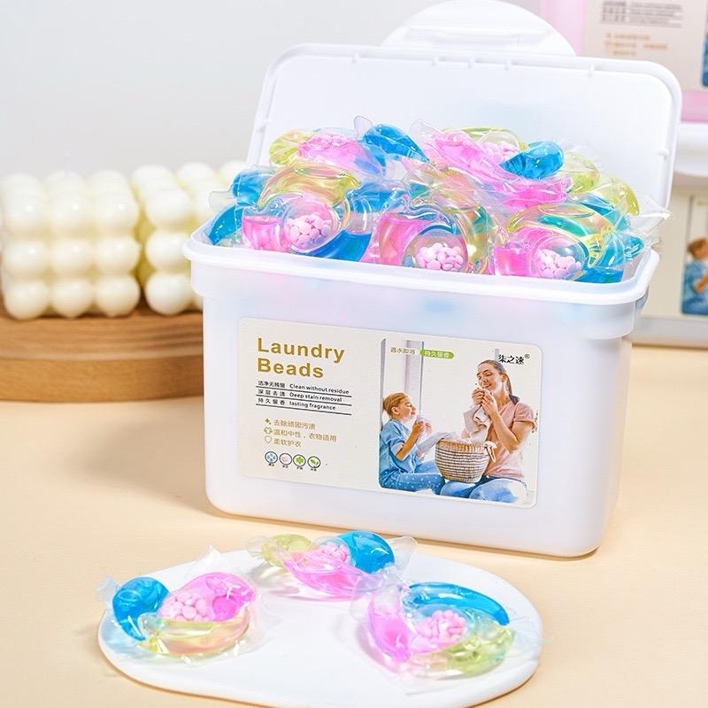 Viên Giặt Thơm Quần Áo 4In1- Khử Khuẩn, Làm Sạch Gấp 8 Lần, Cùng Hạt Lưu Hương Đến 48H 1