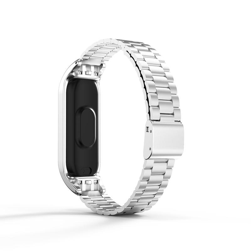 Product Introduction of Stainless Steel Band For Xiaomi Mi Band 6 5 4 3 Correa Metal Men Women Watch Bracelet Strap For Miband 6 Pulseira Accessories 14