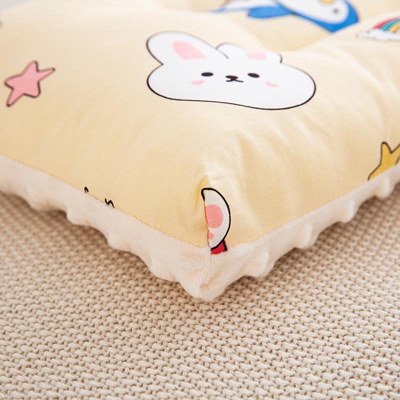 Product Introduction of Children's Bubble Sleep Head Support Cotton Pillow Velvet Fabric 0-6 Year Old Head Fixator 2