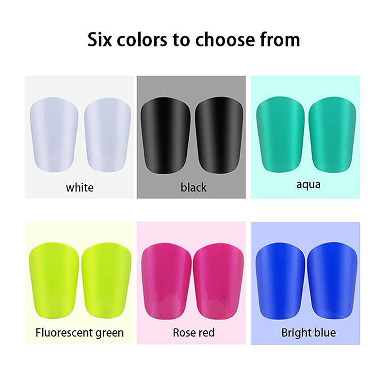 [YYY]1 Pair Mini Football Shin Pad Wear-resistant Shock Absorbing Leg Protector Lightweight Portable Soccer Training Shank Board 5