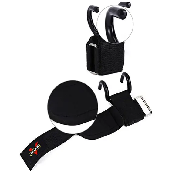Găng Cuốn Cổ Tay Có Móc Nâng Tạ Weight Lifting Hook Valeo (Loại Có Lớp Đệm) 1