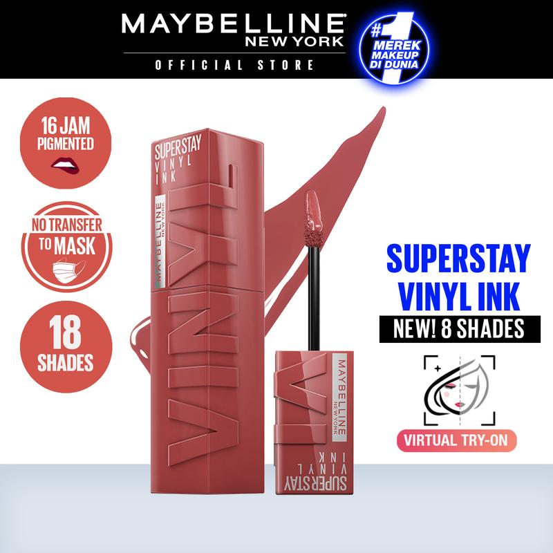 Maybelline Superstay Vinyl Ink Shiny Ombre Set Lipstik lipombre 6