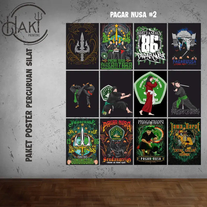 PAKET POSTER DINDING PAGAR NUSA 1