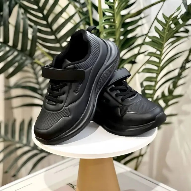 LVR Ricky FREE BOX SIZE 31-36 Sepatu Sneakers Anak Sepatu Sekolah Anak Sepatu Hitam Anak LV0686 1