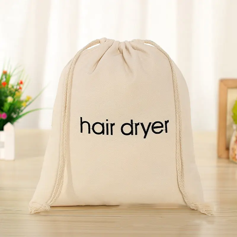 Túi Vải Sấy Tóc, Có Nắp Đậy Dây Rút, Thắt Lưng Lưu Trữ Vải Bố, Dây Rút Miệng Túi Đựng Bụi, Máy Khuếch Tán Tóc, Thích Hợp Cho Máy Sấy Tóc 7