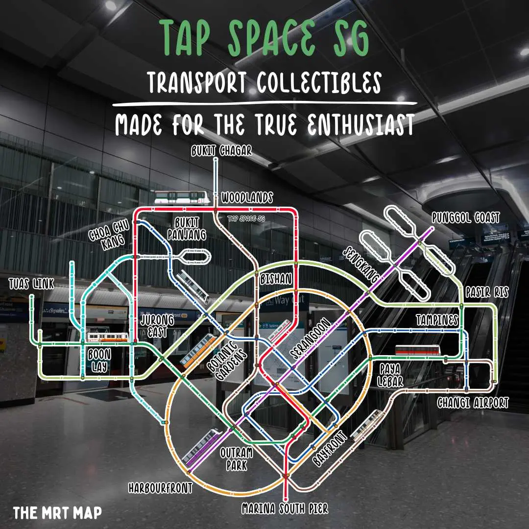 MRT MAP MRT Icons Keychain
