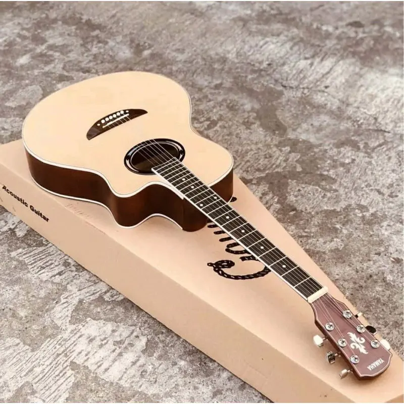 Gitar Yamaha Apx Akustik Pemula sudah Tanem Besi dan List samping