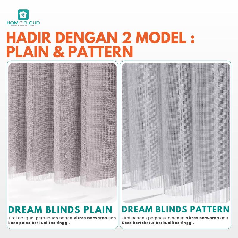 TIRAI CUSTOM - Dream Blinds otomatis Phantom Blinds Tirai Vertikal - Tirai Gulung - Gorden Kantor Gorden Blinds 2