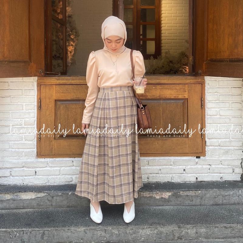 Lamiadaily DALMI  Skirt Wanita rok mayung 5