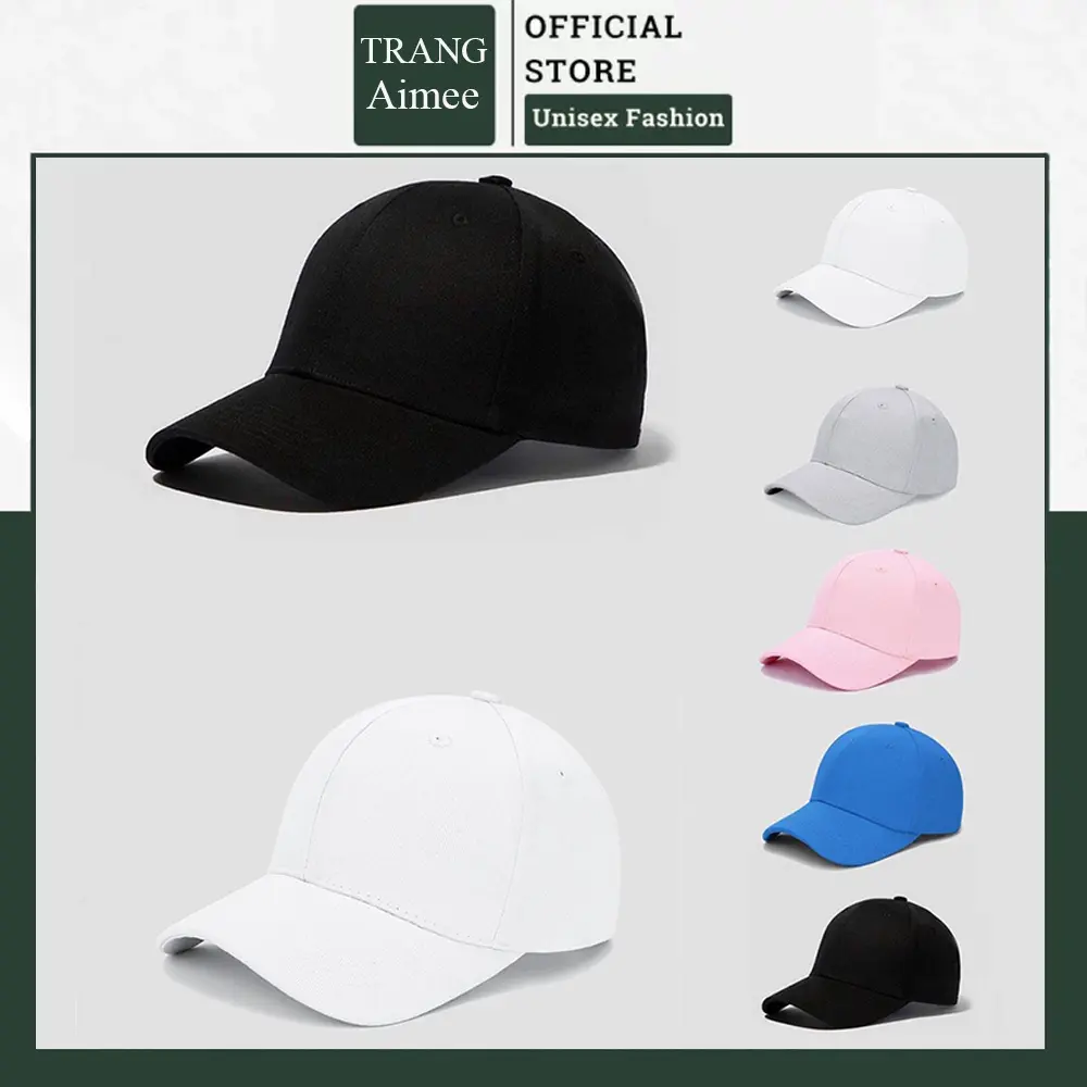 Mũ Lưỡi Trai Nón Kết trơn Quai dán 423 Phong Cách Ulzzang Form Unisex Nam Nữ