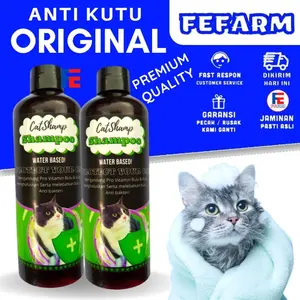Cat Shamp 250ML Shampoo Kucing Anjing Kelinci ANTI KUTU FEFARM