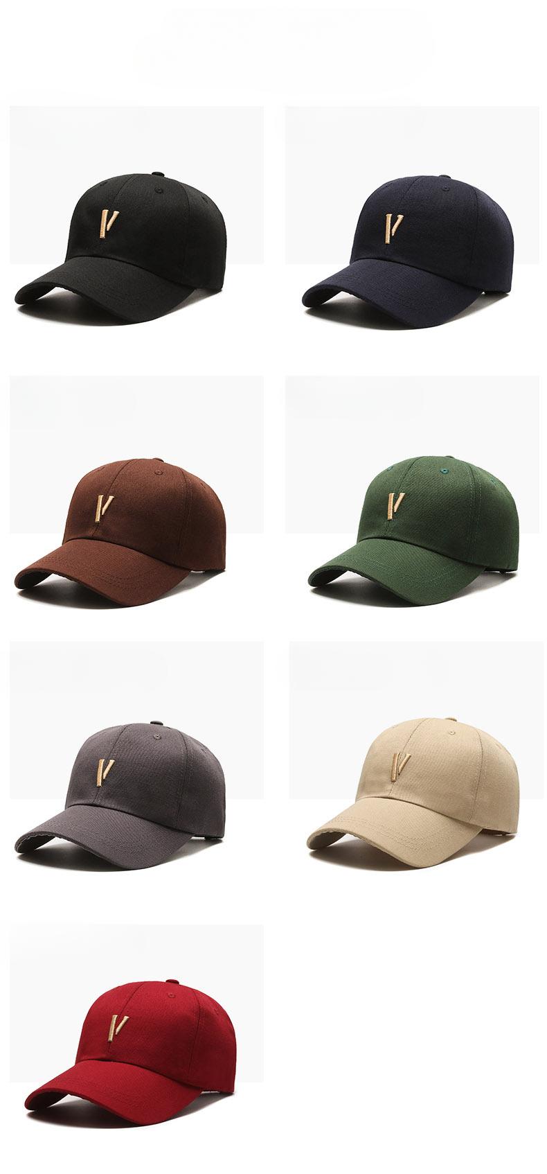 Product Introduction of Spring and Summer Hats Men's Korean Baseball Caps Ins Street Face Little Women's Sunshade Sunscreen Peaked Caps 9
