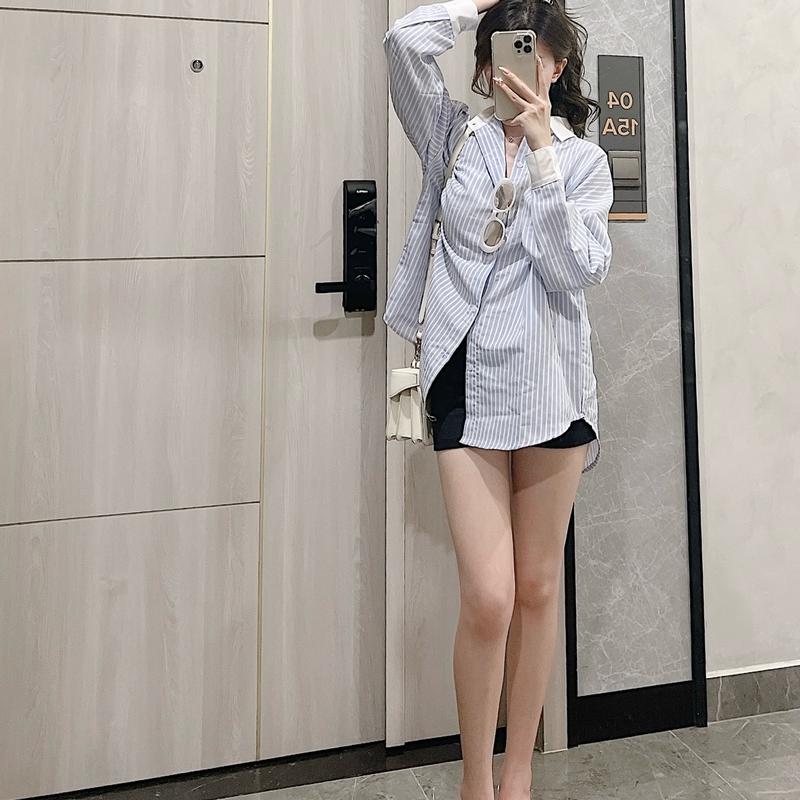 Áo sơ mi khuy sau điều chỉnh vạt dễ phối đồ Samhyewear