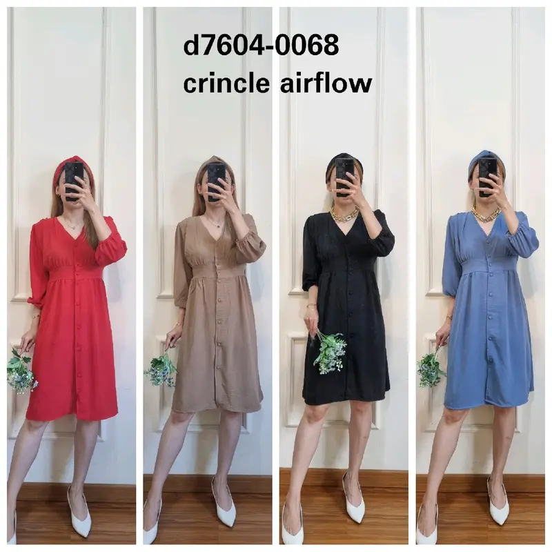 leica dress casual elegant d 7604-1001 Santai V-Neck 2