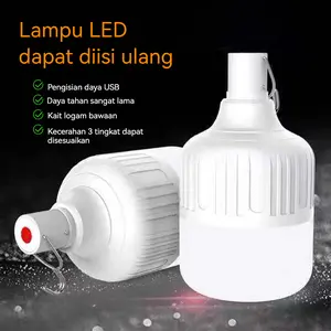 30W-80W USB Lampu Emergency LED Lamp Magic Jumbo Tetap Nyala Lama Walau Listrik Mati Portable Lentera Malam