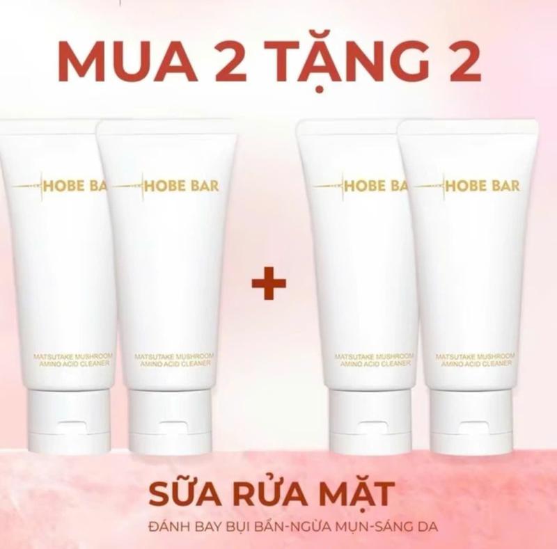 (4 TUÝP) Sữa Rửa Mặt Amino Acid HOBEBAR 50ml - Chăm Sóc Da Mặt, Làm Sạch Sâu, Kiểm Soát Dầu Và Da Nhạy Cảm, Dịu Nhẹ Lành Tính - Skincare sua ruam khô suaruamat su arua midu mỹ phẩm sữa  rửa  mặt  hobe  bar srm hadalabo 0