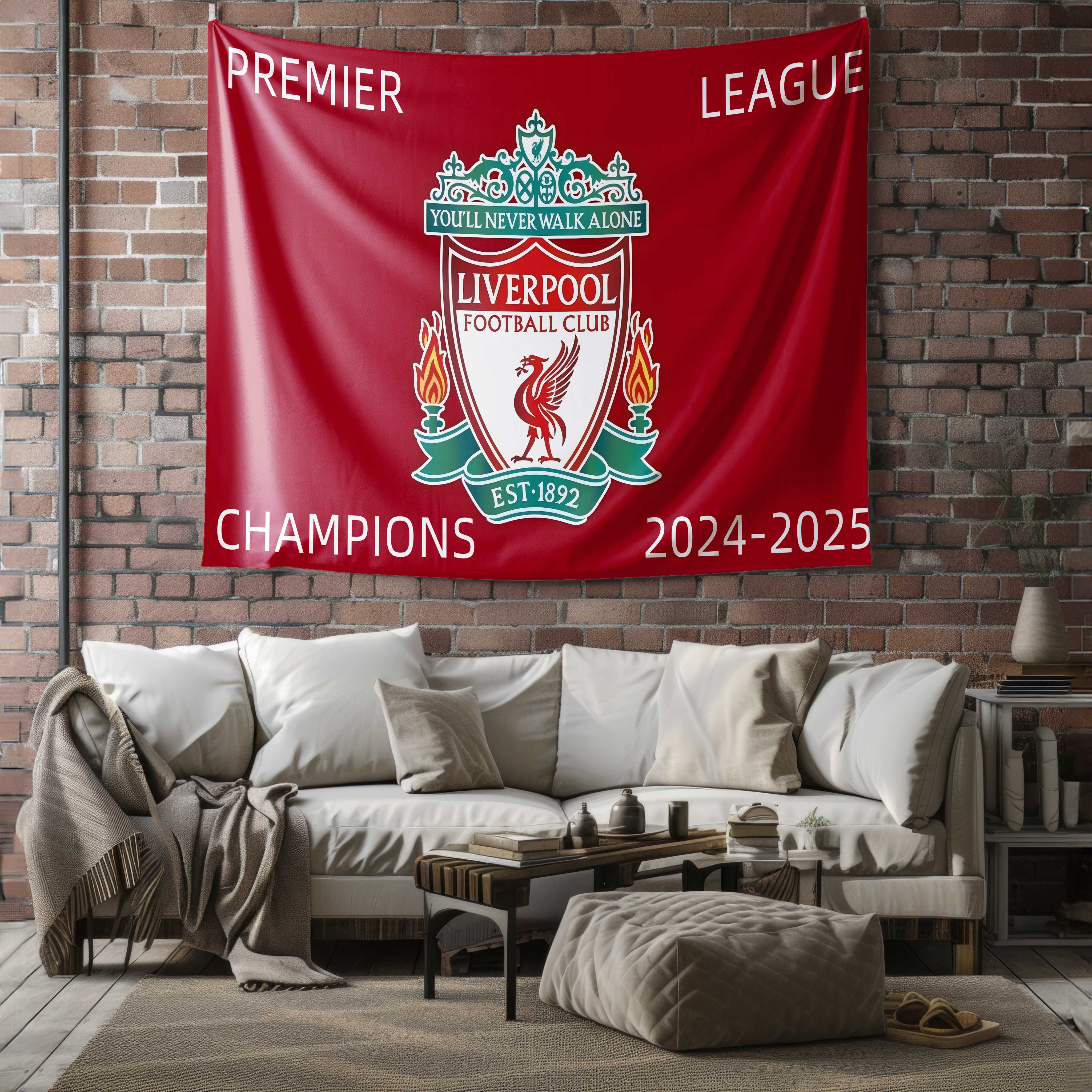 [ส่งจากไทย จัดส่งเร็ว] ฟุตบอลโลกสโมสร, ไอคอนธงลิเวอร์พูล, 2024 ถึง 2025, 2024 และ 2025 แชมเปียนพรีเม
