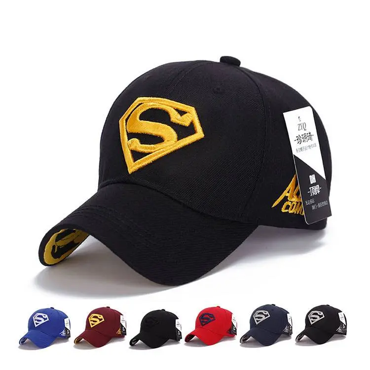 Topi besbol Liga Superman Keadilan untuk lelaki dan wanita, topi matahari visor, kasual, pantai, luar, serba guna, fesyen, uniseks, Sejuk