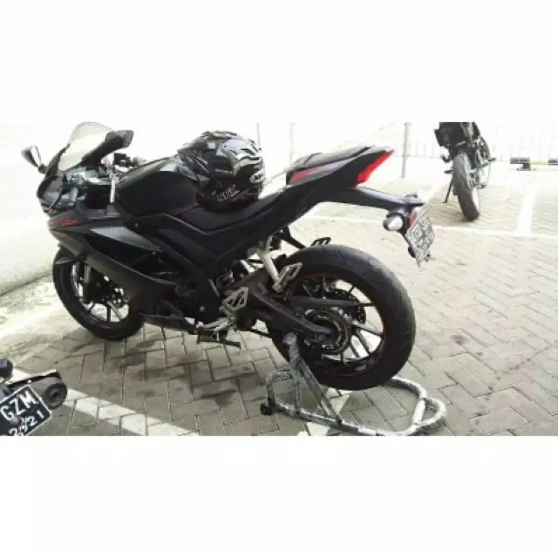 Standar Paddock Pedok Model Pipa Bulat Universal Buat Ninja/Vixion/R15/R25/Cbr/Gsx/Fu/Sonic/Mx King/Mt 4