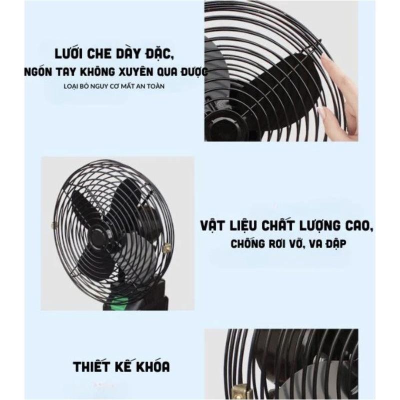 Quạt Tích ĐIện Chạy Pin Makita 8 Inch, Quạt Khung Sắt 2 Cấp Độ Gió Siêu Mát, Dùng Pin Makita 10 Cell, Sử Dụng Liên Tục 8H 4